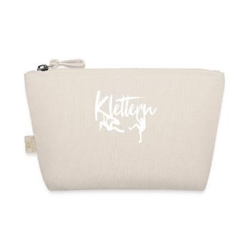 Klettern Kletterin Kletterer Kletter Geschenk - Bio-Täschchen - Natur - Vorne