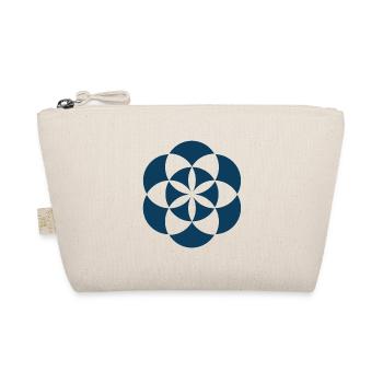 Blue seed of life - Organic Pouch - nature - Front
