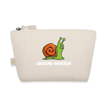 Snail's Pace Runner Race Jogging Funny Sport - Organic Pouch - nature - Front