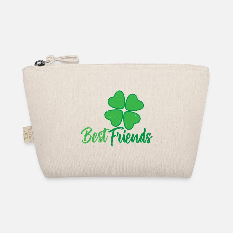 Friendship Best Friends Four-leaf clover Organic Pouch