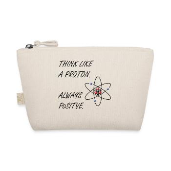 Proton - Be Positive - Bio-Täschchen - Natur - Vorne