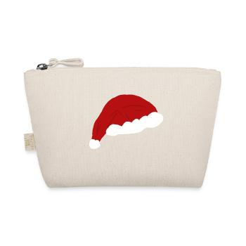 Chapeau de père Noël en rouge, chapeau de père Noël - Trousse biologique - nature - Devant