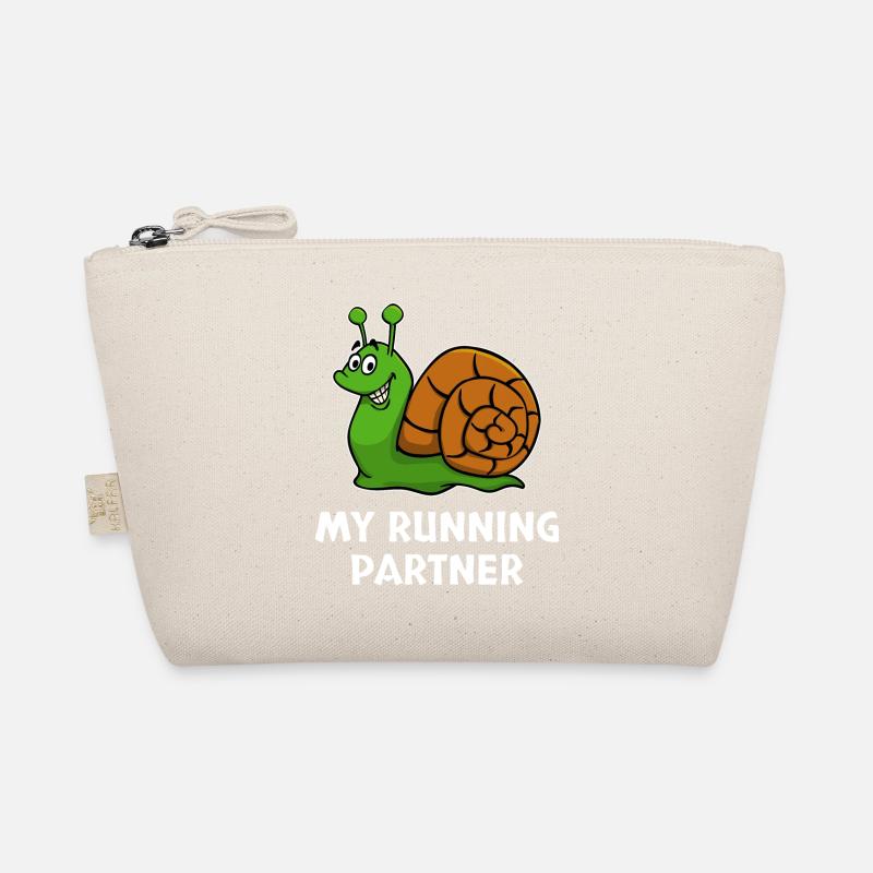 Snail pace funny partner look running jogging Organic Pouch