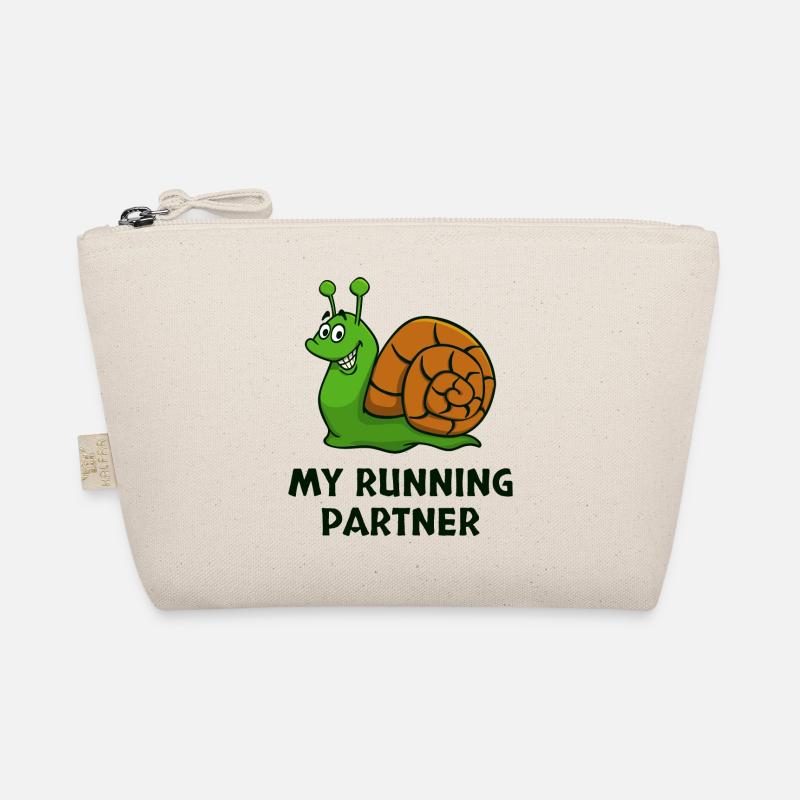 Snail's Pace Partner Look Slow Running Jogging Organic Pouch