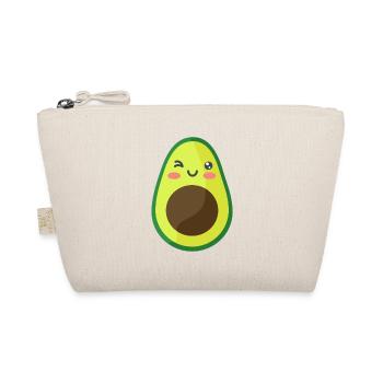 Süße Avocado Kawaii - Bio-Täschchen - Natur - Vorne