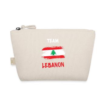 Team Libanon Design / Geschenkidee - Bio-Täschchen - Natur - Vorne