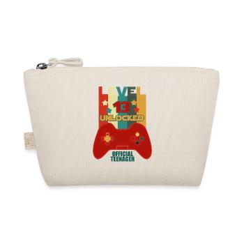 Level 13 Unlocked Official Teenager 13th Birthday - Trousse biologique - nature - Devant