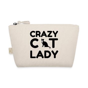 CRAZY CAT LADY - Bio-Täschchen - Natur - Vorne
