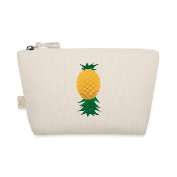 Idée cadeau pour les amoureux des fruits ananas à l'envers - Trousse biologique - nature - Devant