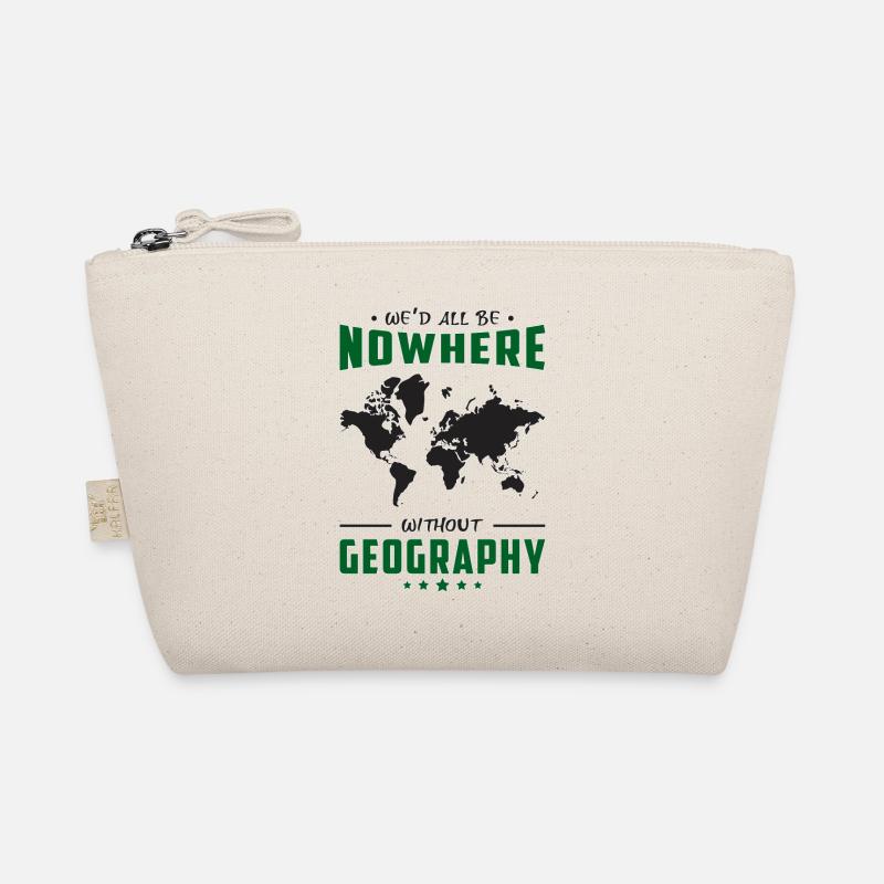 Geografie Lehrer Geocaching Geography GPS Geschenk Bio-Täschchen