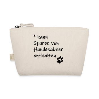 Kann Spuren von Hundesabber enthalten - Bio-Täschchen - Natur - Vorne
