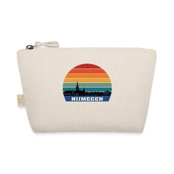 Nijmegen Skyline Silhouette Souvenir Niederlande - Bio-Täschchen - Natur - Vorne