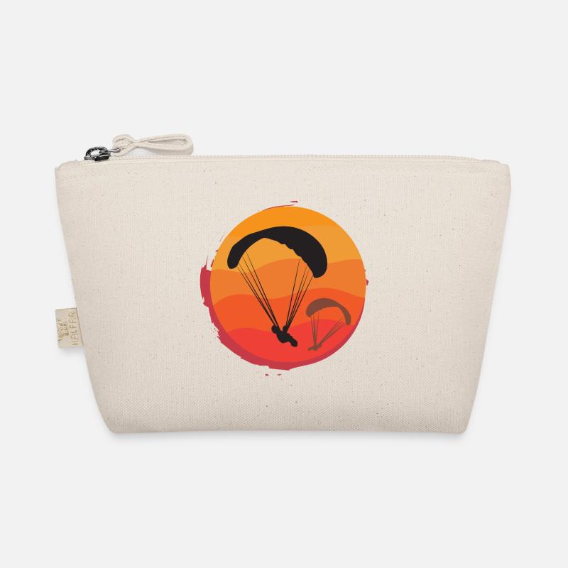 Paragliding paraglider gift idea Organic Pouch