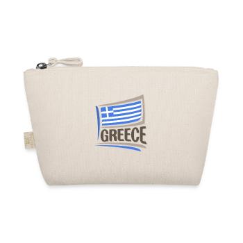Grèce Souvenir Landmark, Grèce Drapeau Voyage - Trousse biologique - nature - Devant