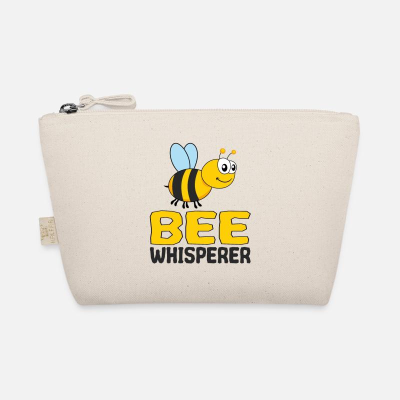 Bienen Flüsterer Biene Kleine Comic für Mädchen - Bio-Täschchen - Natur