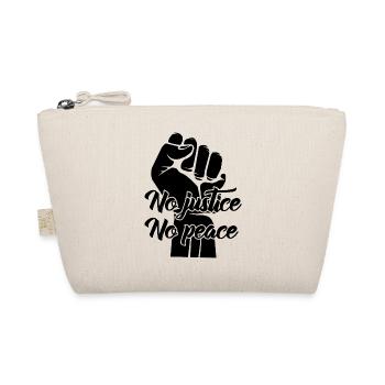 Pas de justice, pas de paix - BLM Fist - Trousse biologique - nature - Devant