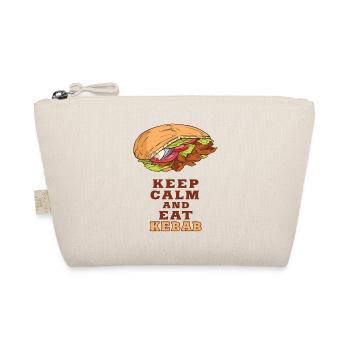 Restez calme et mangez un kebab / idée cadeau - Trousse biologique - nature - Devant