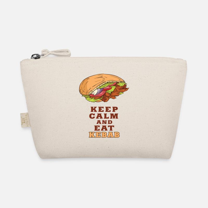 Restez calme et mangez un kebab / idée cadeau Trousse biologique