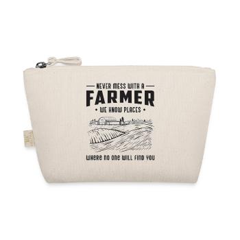 Agriculteur agriculteur agriculteur tracteur idée cadeau - Trousse biologique - nature - Devant