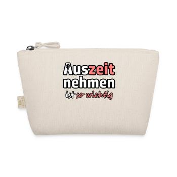 Auszeit Ruhe Urlaub Rente Sprüche - Bio-Täschchen - Natur - Vorne