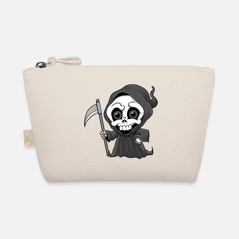 Sensenmann Todbringer Todesengel Sarkasmus Shirt Bio-Täschchen