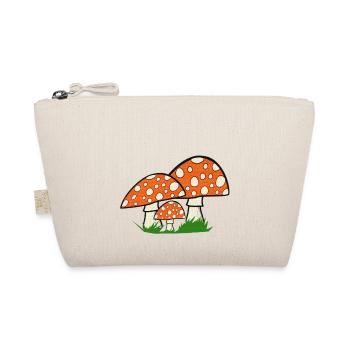 nature graphics, toadstools, great forest motifs - Organic Pouch - nature - Front