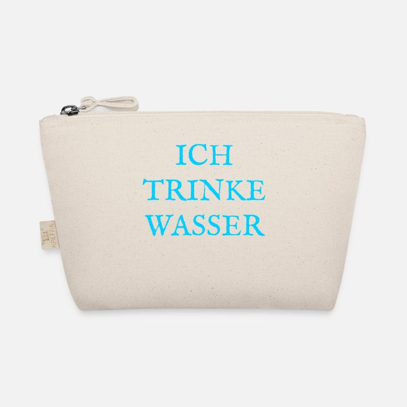 Ich trinke Wasser - Bio-Täschchen - Natur