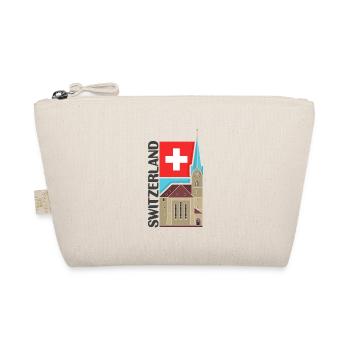 Switzerland Souvenir Landmark, Switzerland Travel - Organic Pouch - nature - Front