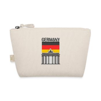 Germany Souvenir Landmark, Germany Flag Travel - Organic Pouch - nature - Front