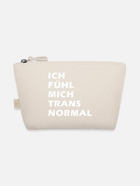 Ich fühl mich trans normal - Bio-Täschchen - Natur
