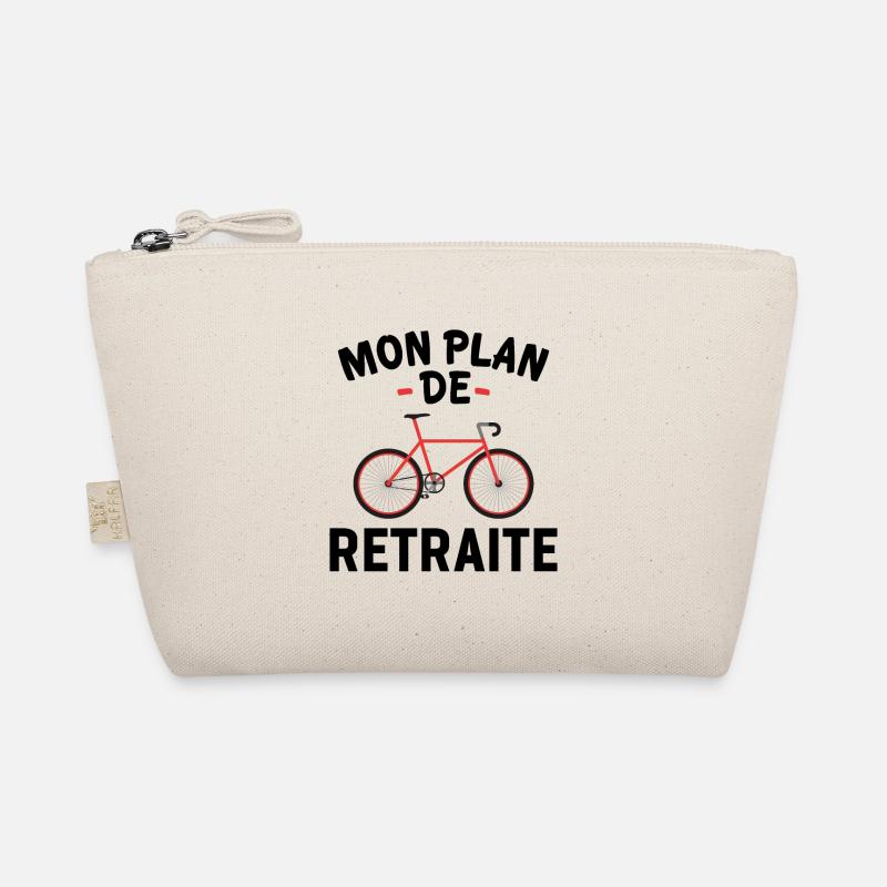 Mon plan de retraite t-shirt retraitée vélo Trousse biologique