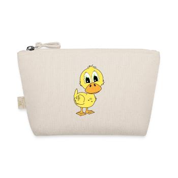 Duck yellow duck small cute for kids - Organic Pouch - nature - Front