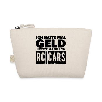 ICH HATTE MAL GELD JETZT HABE ICH RC CARS - Bio-Täschchen - Natur - Vorne