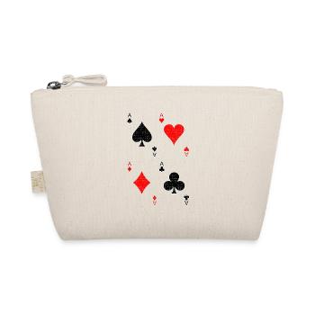 Poker - Bio-Täschchen - Natur - Vorne