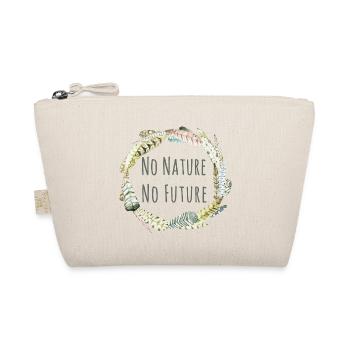 No Nature No Future Feathers - Organic Pouch - nature - Front