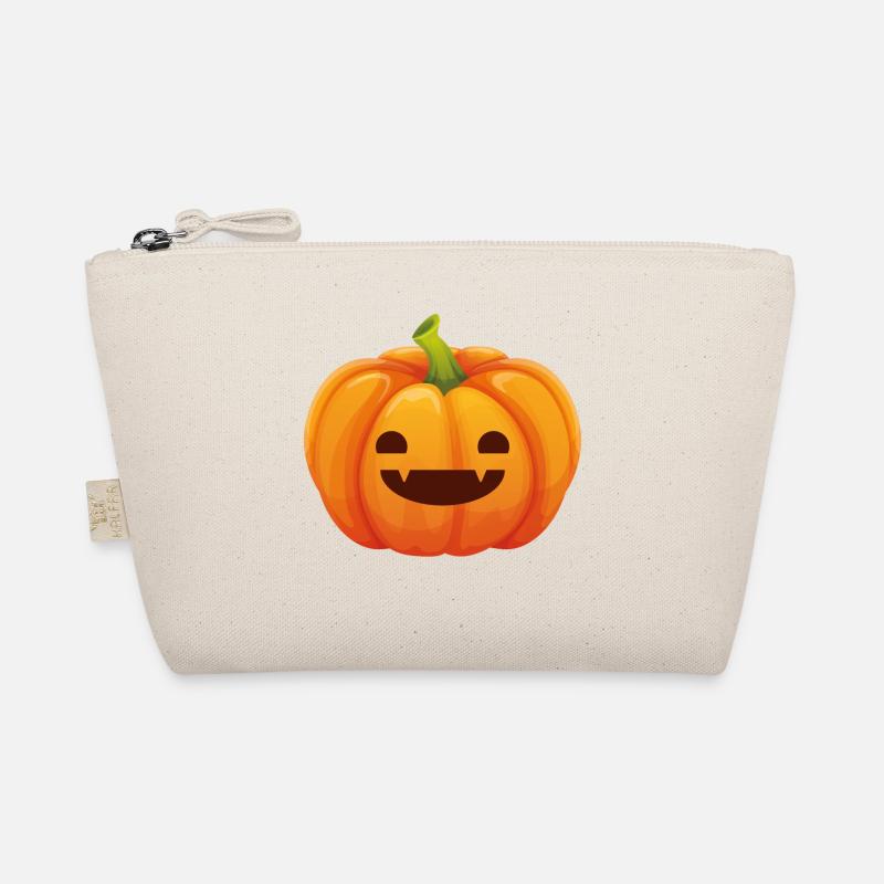 Kürbis Halloweenkostüm - Ich bin ein Kürbis - Bio-Täschchen - Natur