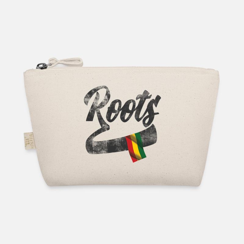 Roots Reggae Design avec drapeau coloré Trousse biologique