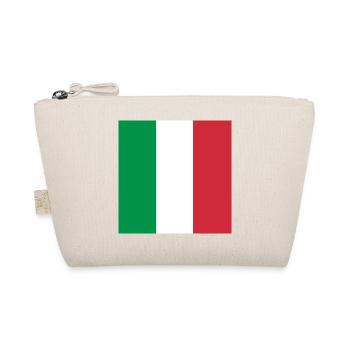 ITALIEN FLAGGE - Bio-Täschchen - Natur - Vorne