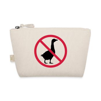 Goose forbidden sign - Organic Pouch - nature - Front