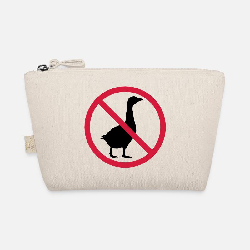 Gans Verboten Schild Bio-Täschchen