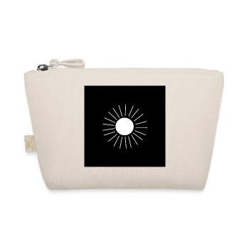 Minimalist Sonnenlogo Design - Bio-Täschchen - Natur - Vorne