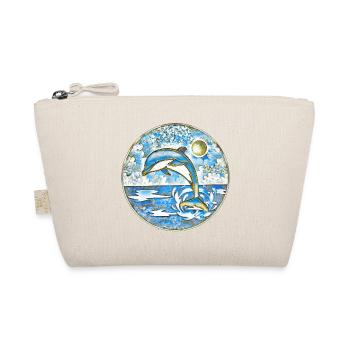 Dolphin Sea Freedom - Organic Pouch - nature - Front