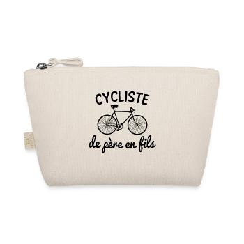 Cycliste de père en fils cadeau cycliste vélo - Trousse biologique - nature - Devant