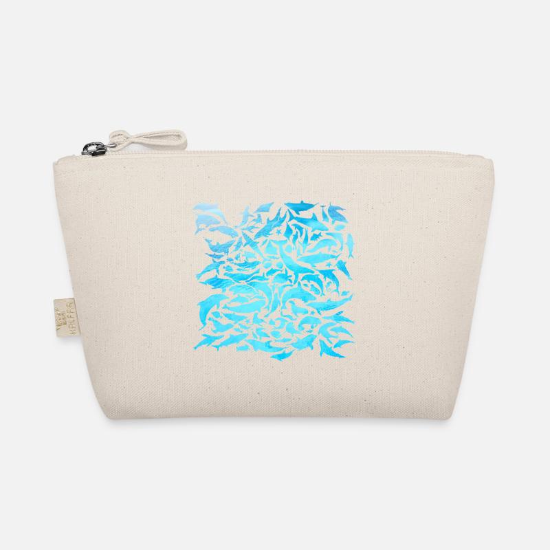 Sea dweller design with fish / gift idea Organic Pouch