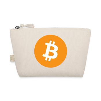 Bitcoin Logo Classic - Bio-Täschchen - Natur - Vorne