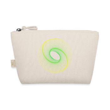 Sacred Geometry Spiralle - Organic Pouch - nature - Front