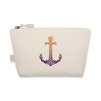 Idée cadeau tatouage tribal ancre symbole celtique - Trousse biologique - nature - Devant