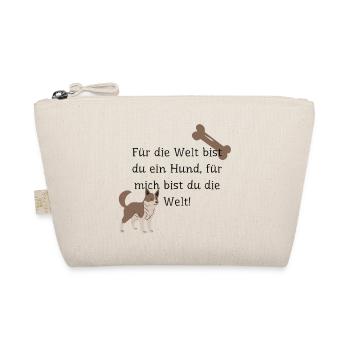 Hundespruch für Hundeliebhaber! - Bio-Täschchen - Natur - Vorne