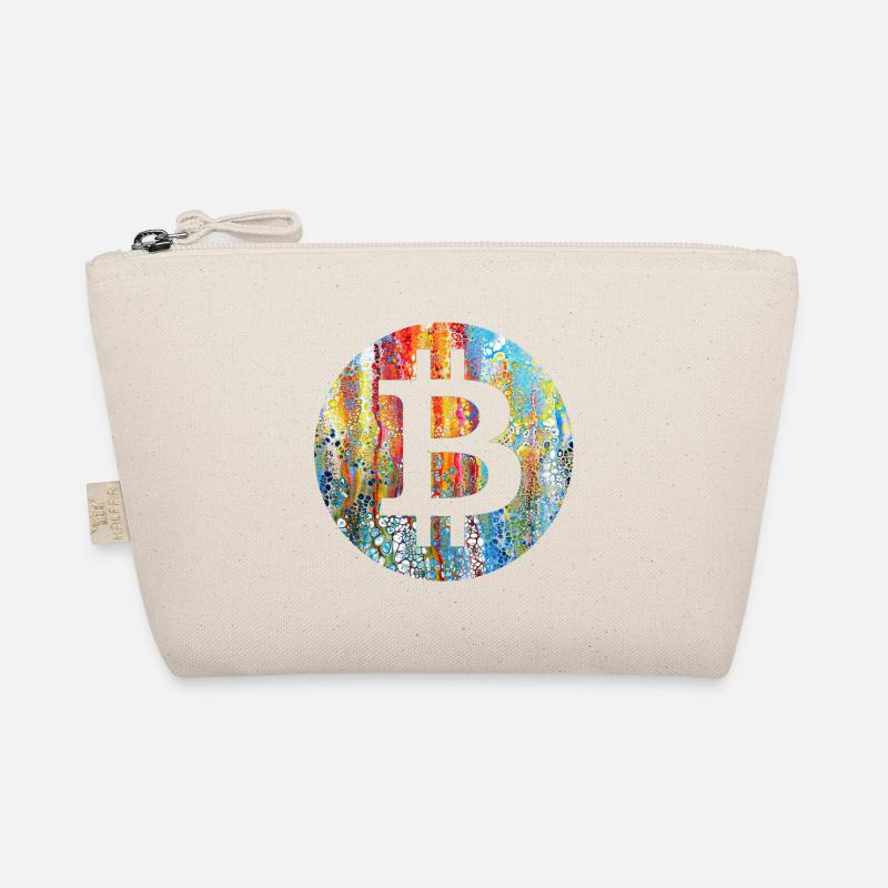 Bitcoin Art Bio-Täschchen