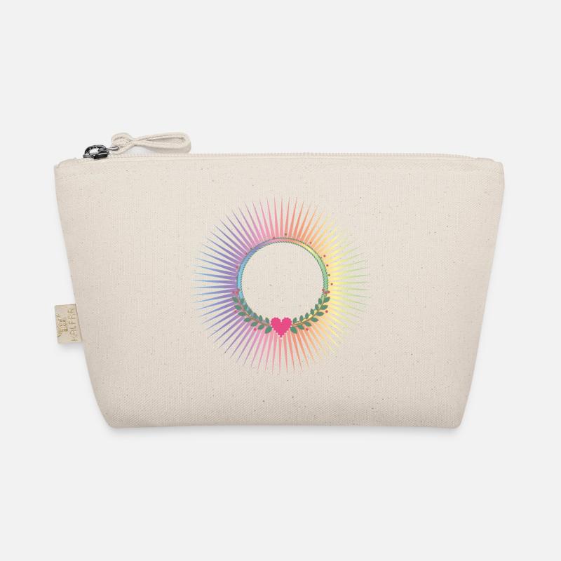 Couronne de couleur pastel vif avec coeur Trousse biologique